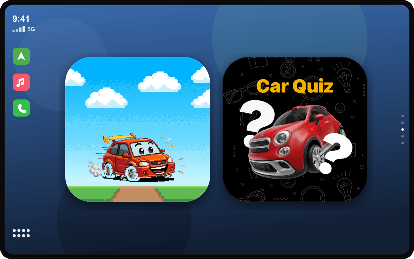 Pixel Garage CarPlay theme