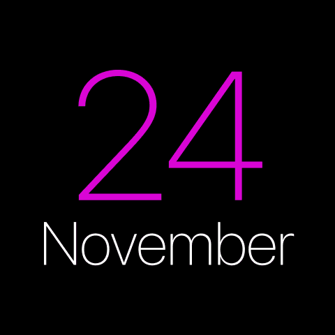 Pink date — a widget that fits the Pink Aesthetic CarPlay theme