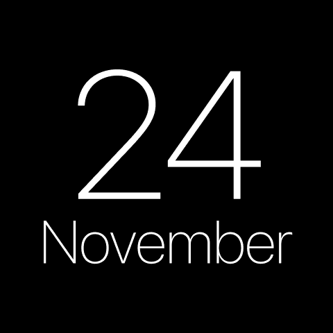 Clean date — a widget that fits the Minimalist CarPlay theme