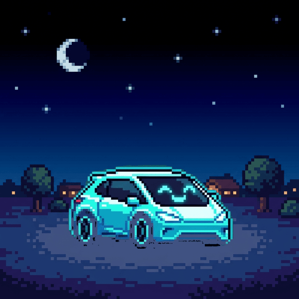 Night drive — a widget that fits the Pixel Garage CarPlay theme