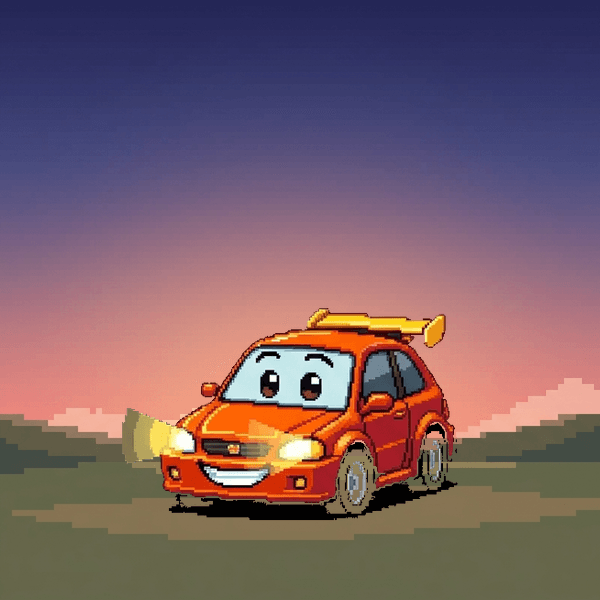 Golden hour — a widget that fits the Pixel Garage CarPlay theme