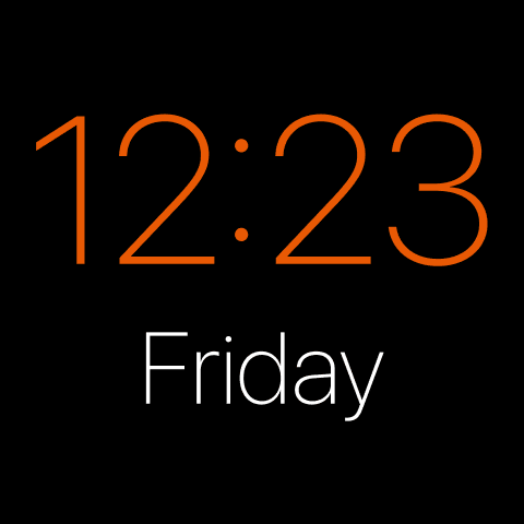 Warm clock — a widget that fits the Pink Aesthetic CarPlay theme