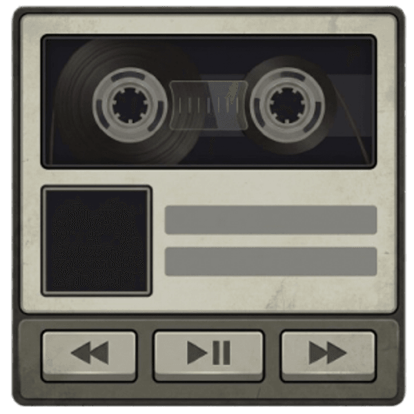 Tape deck — a widget that fits the Retro Vintage CarPlay theme